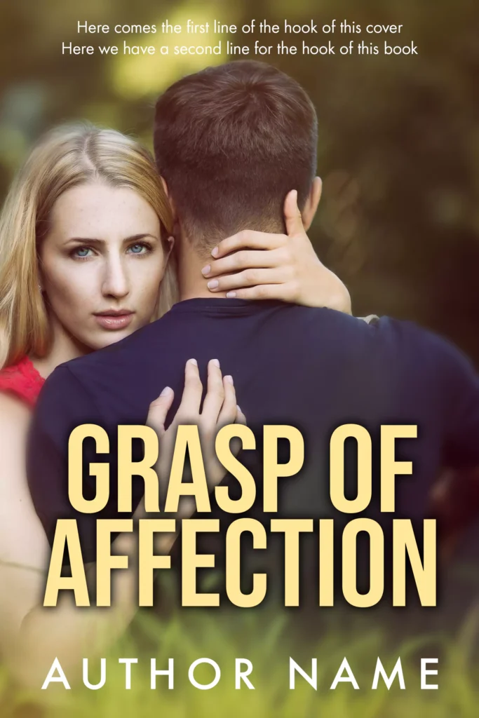 Passionate Romance Book Cover – Grasp of Affection Design - DesignDusk