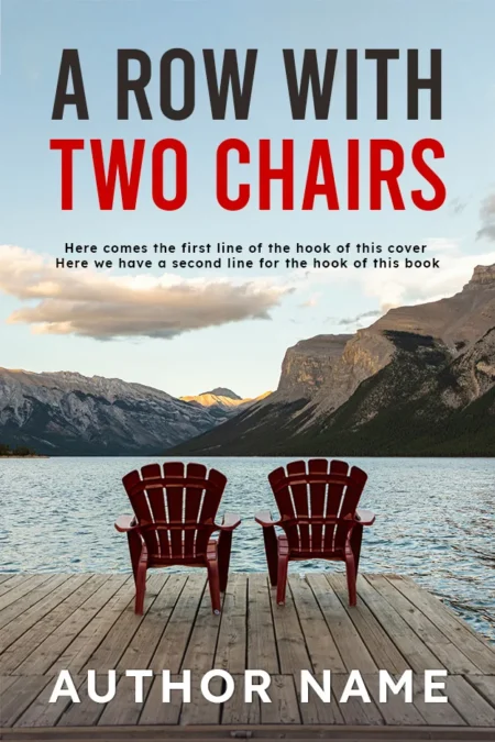 a row with two chairs