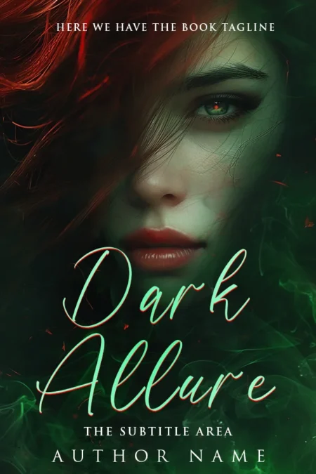 A young adult fantasy book cover featuring a mysterious woman with glowing eyes, shrouded in dark, ethereal mist.