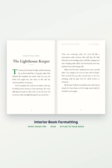 Interior Book Formatting